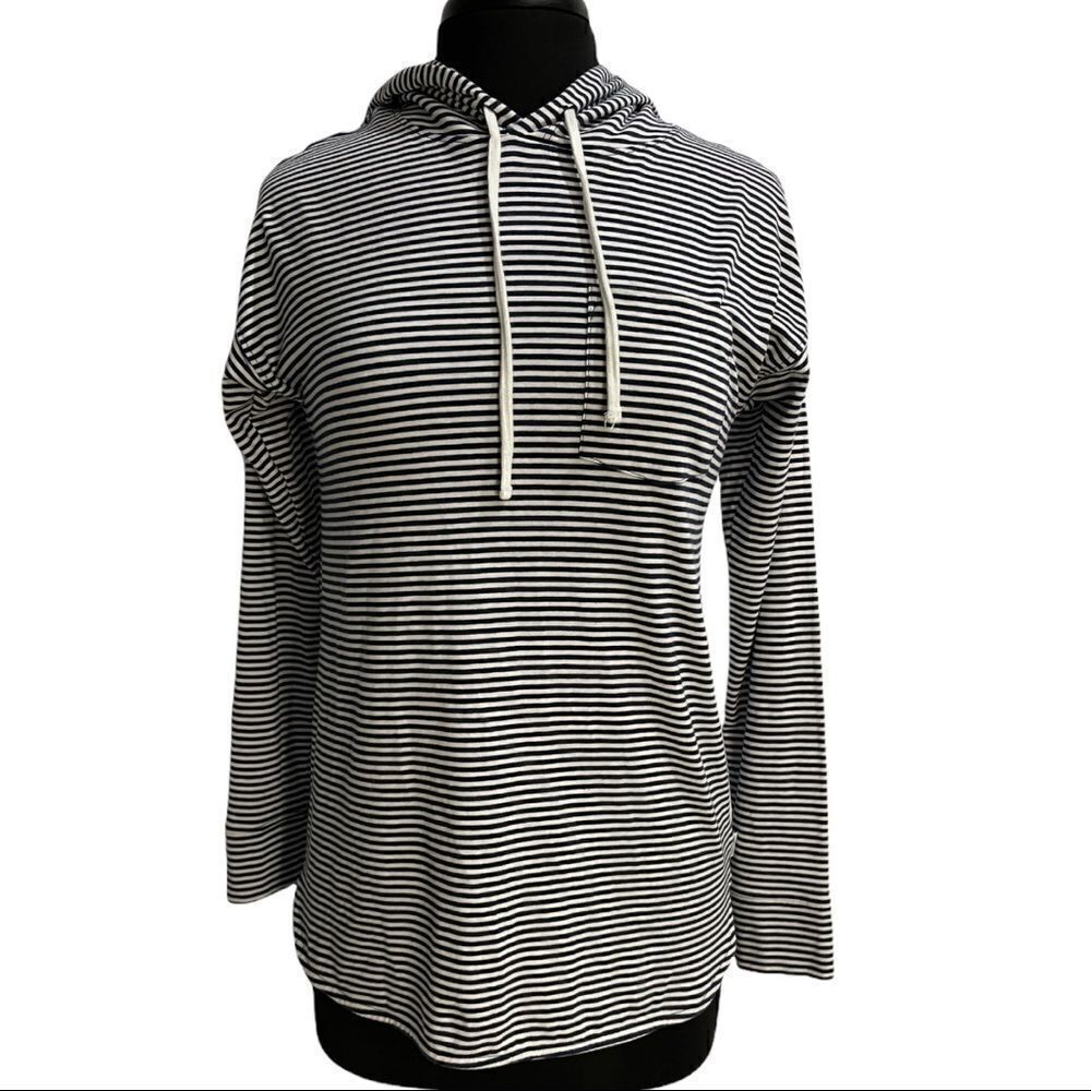 vineyard Vines Striped Edgartown Hooded Tee Sz XXS